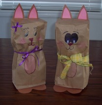 paper bag bunny craft